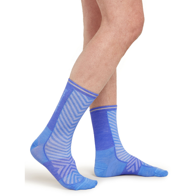 Icebreaker Herren Run+ Ultralight Crew Socken