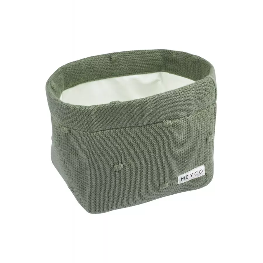 MEYCO Wickeltischkörbchen klein Knots Forest Green