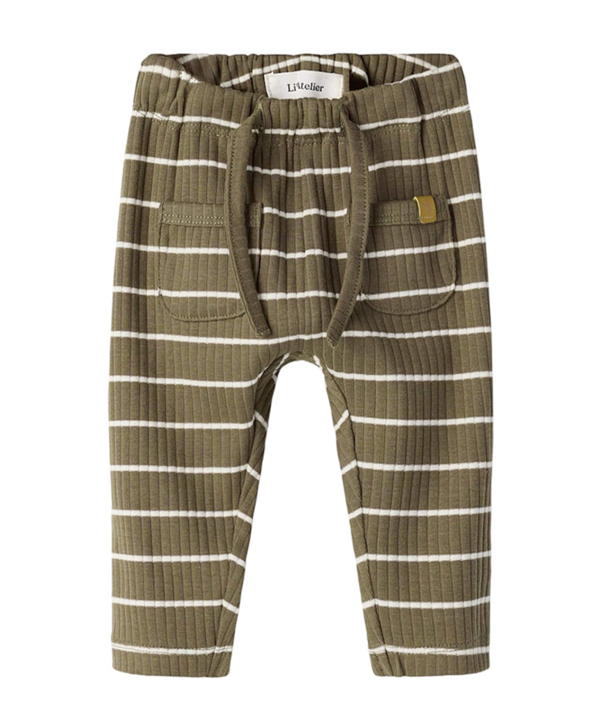 Lil' Atelier NBMKAIL REG LIL NOOS uniseks broek  bruin
