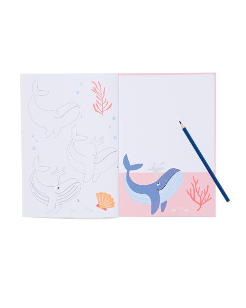 livre de coloriage et dapprentissage dessin animaux 5+