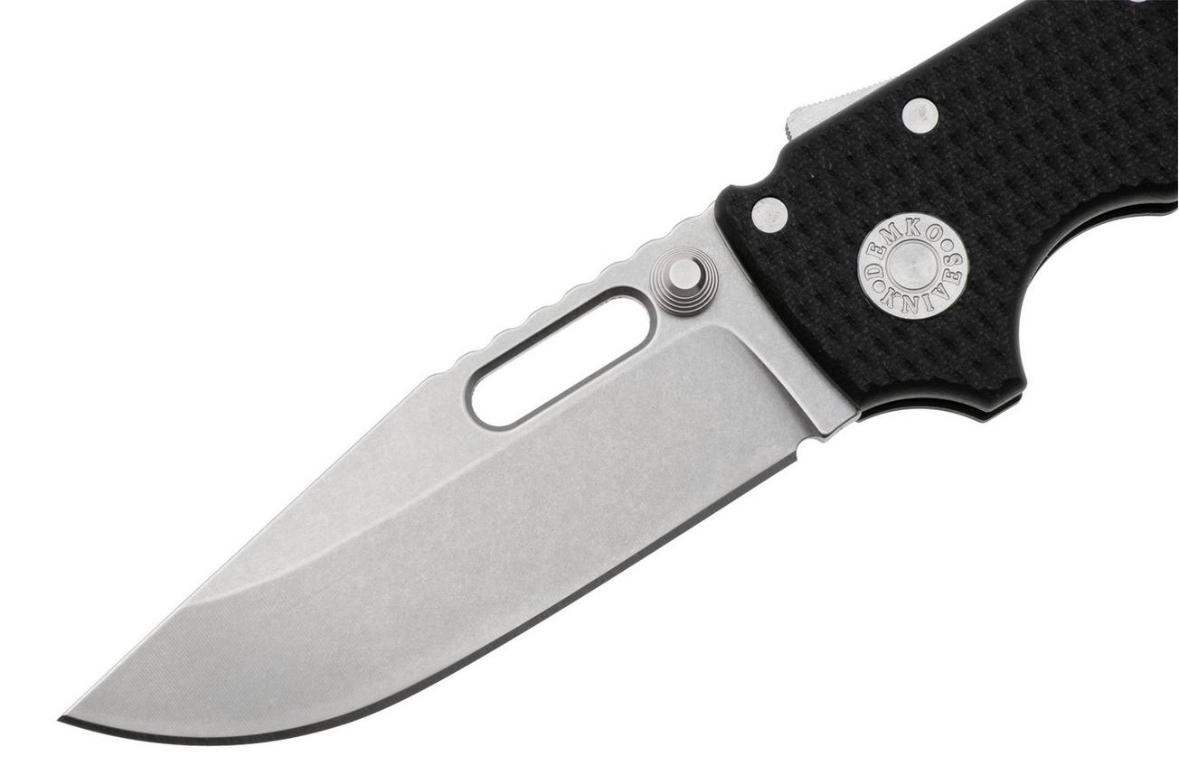 Demko Knives MG AD20S Shark-Lock, MagnaCut Clip Point MGAD20S-MAG-BLK-G10 Black G10, zakmes
