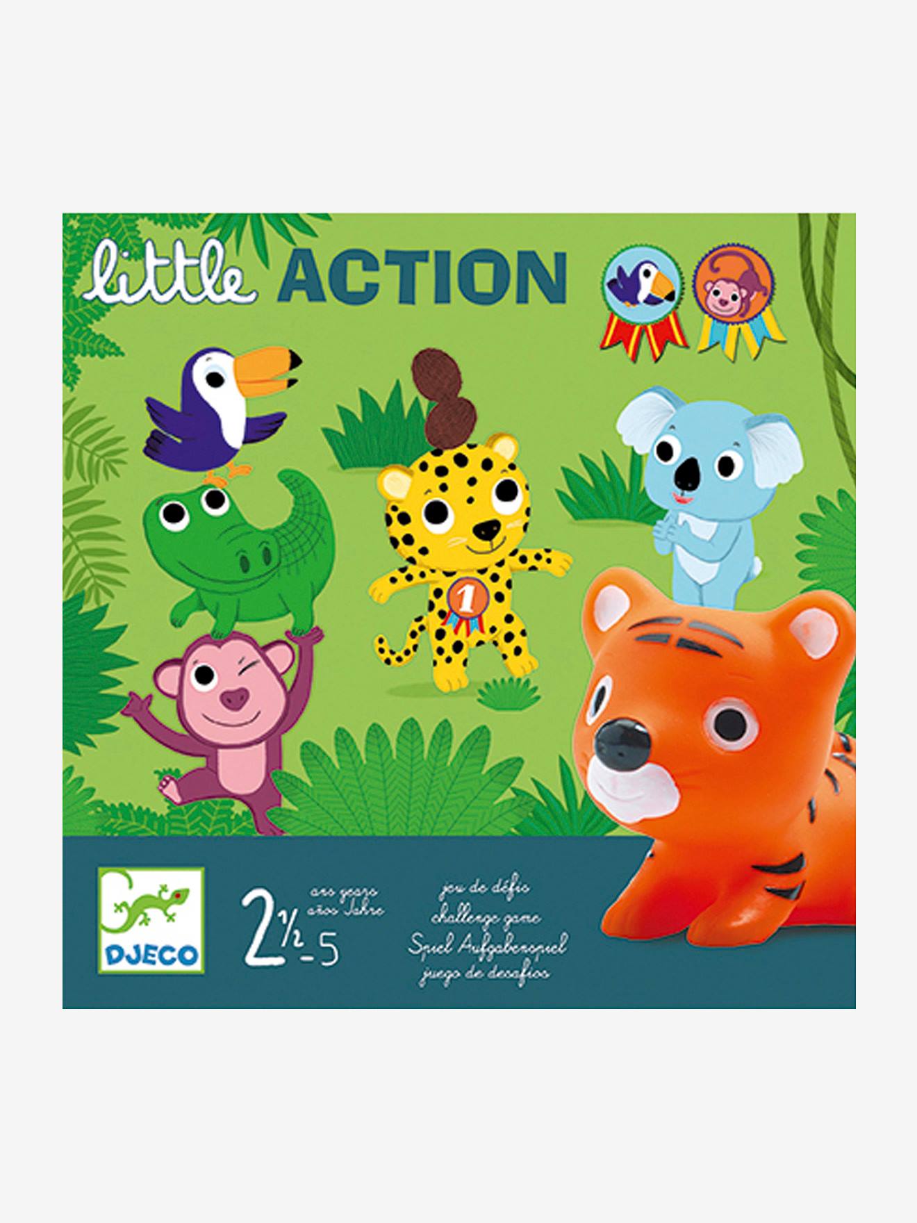 Jogo de tabuleiro multicolorido Little Action DJECO