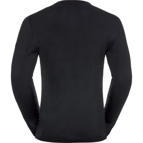 T-shirt thermique ODLO T-SHIRT ML NATURAL 100% MERINO BLACK - BLACK