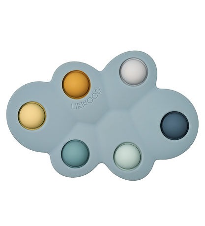 Liewood Leget?j - Anne Pop Toy - Cloud -  Whale Blue Mix