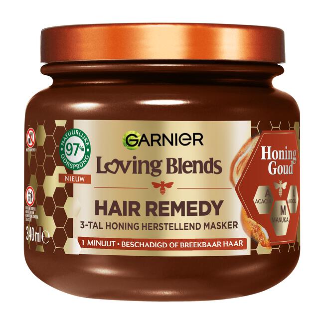 Garnier Loving Blends Honing Goud Haarmasker 340 ML