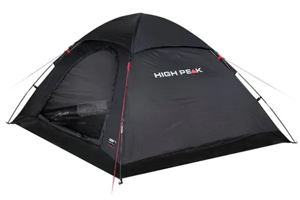 High Peak Monodome XL, Kuppeltelt, 4 person(er), Ventilation, Vandtætte samlinger, Sort