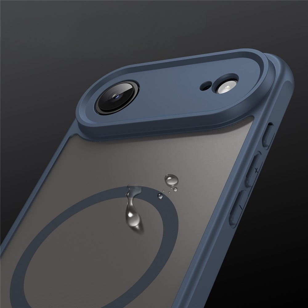 iPhone Air MagSafe Hybrid Hülle mit TPU Bumper - Blau