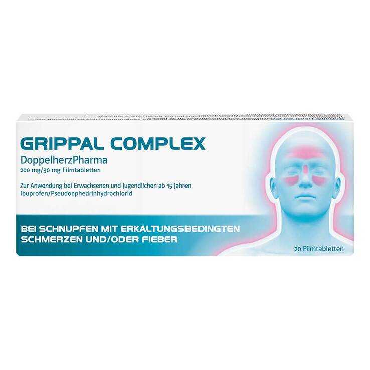 GRIPPAL COMPLEX DoppelherzPharma Filmtabletten , 20 St