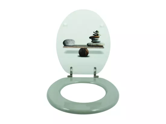 Abattant wc MDF SPIRIT - Charnières Inox MSV
