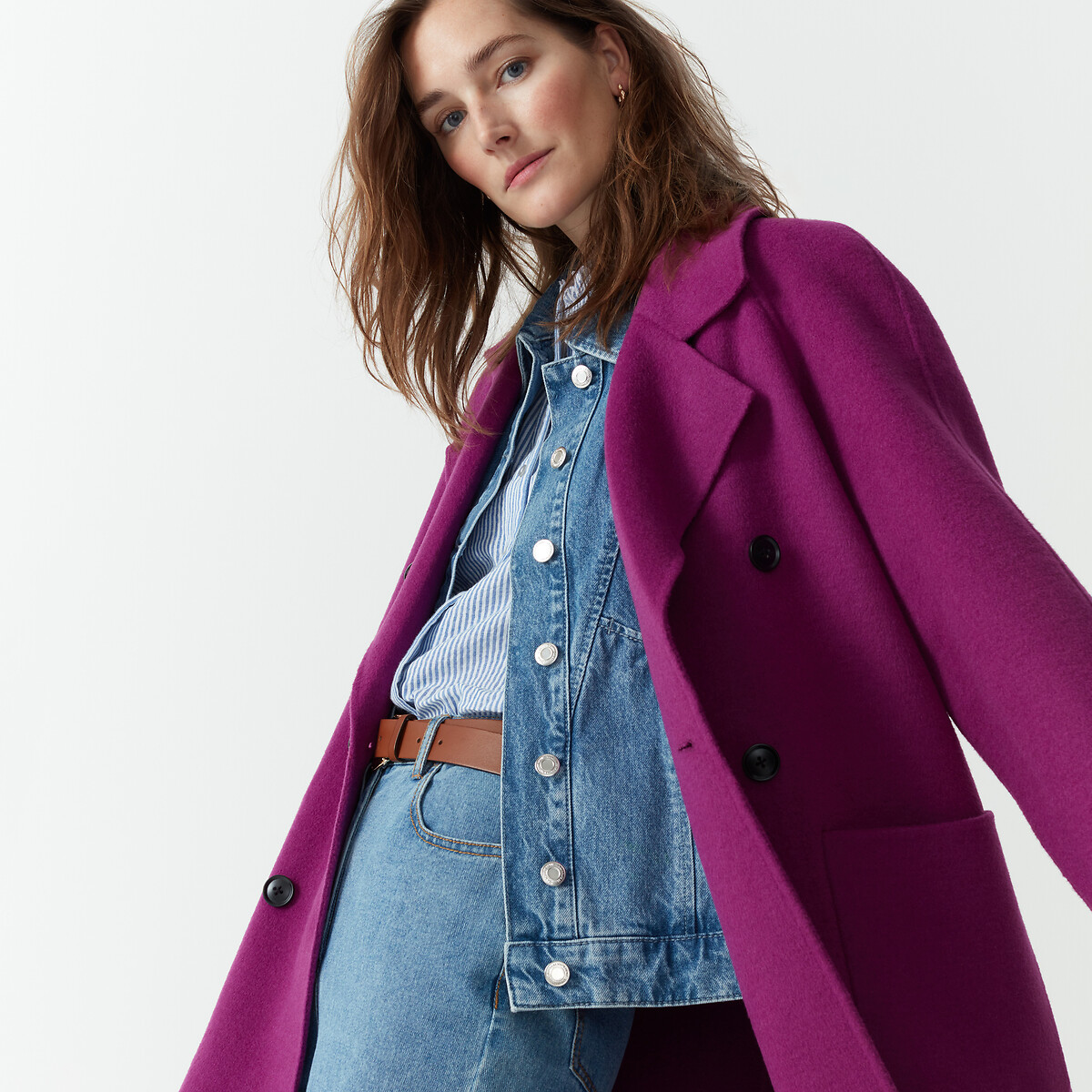 COLEÇÕES LA REDOUTE<br>Cinto de couro estilo western