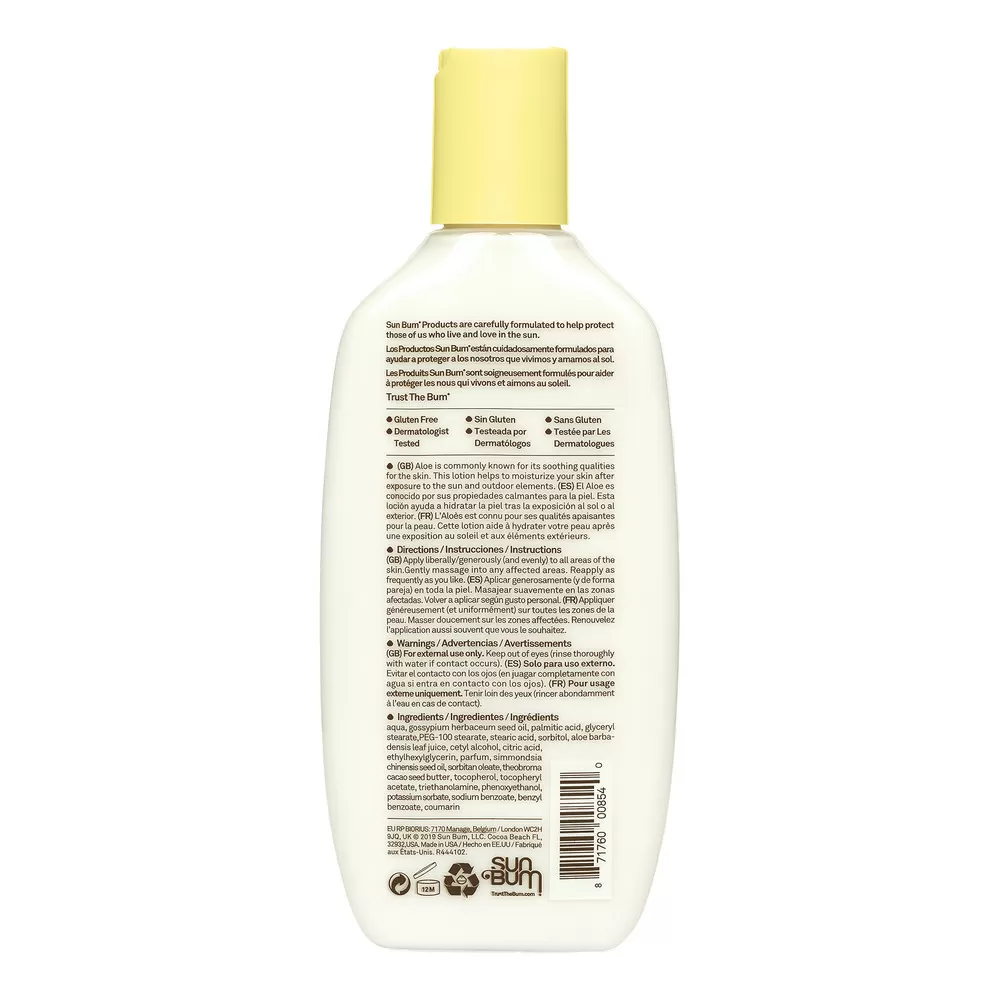 Sun Bum Cool Down After Sun Aloe Lotion - 237 ml.