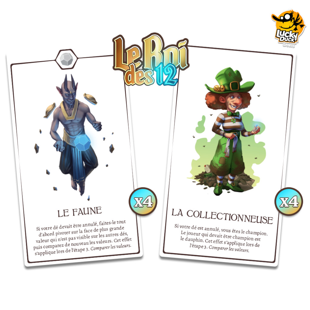 Le Roi des 12 - Mini extension personnages