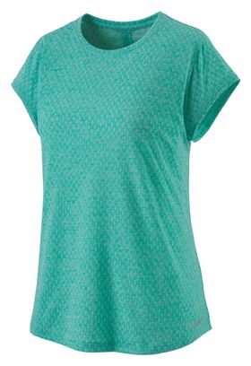 T-Shirt Patagonia Ridge Flow Shirt Fresh Teal Femme