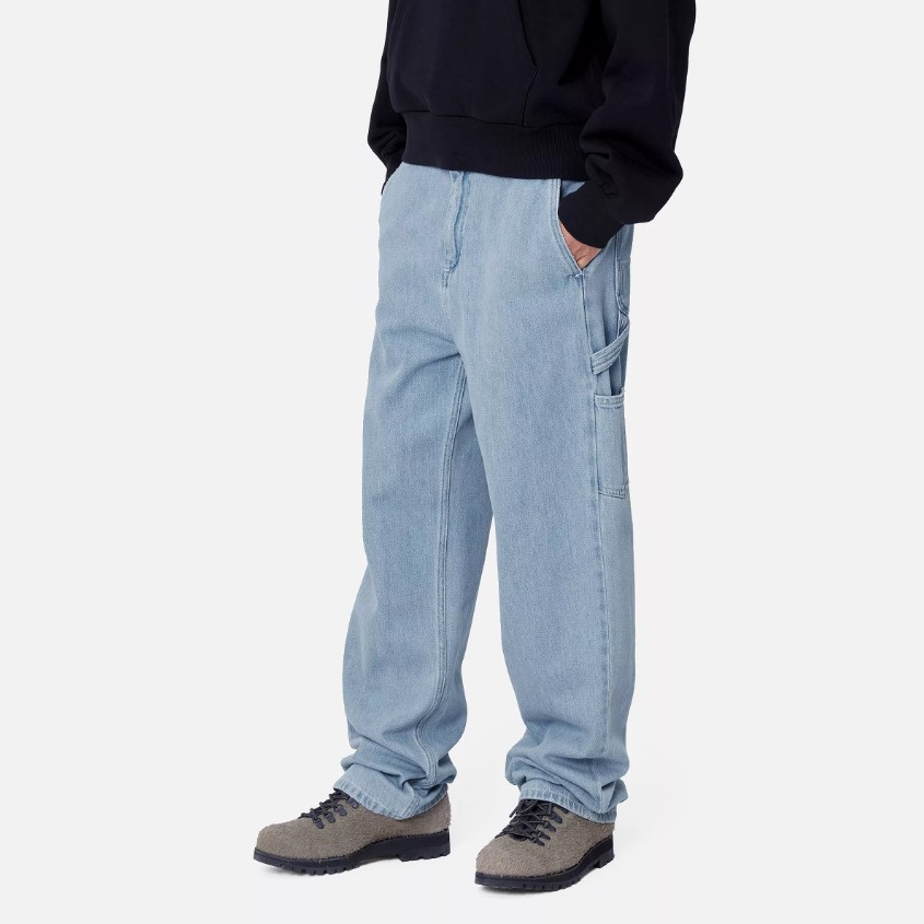 Carhartt WIP W' Pierce Pant Straight Black Stone Washed