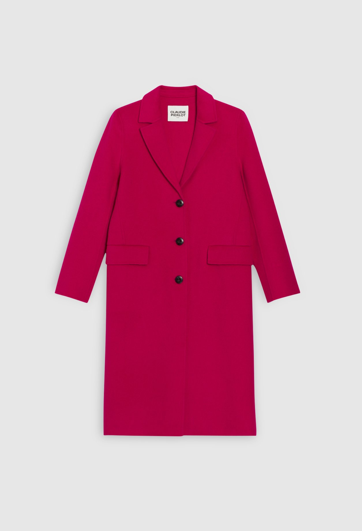Manteau droit mi-long