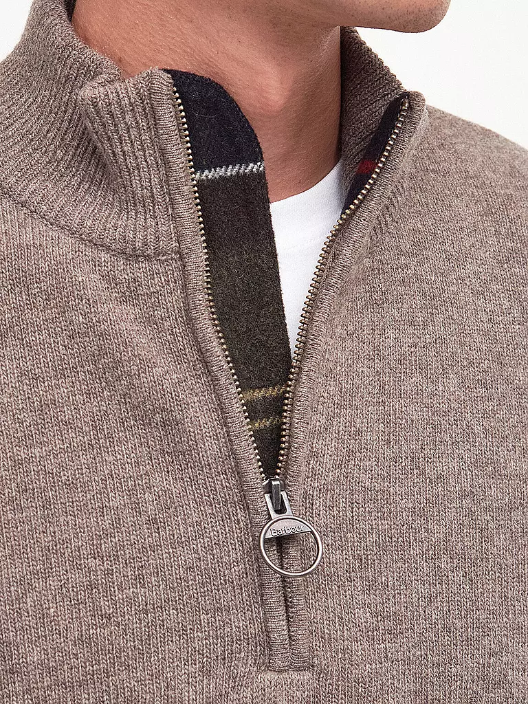 BARBOUR Pullover HOLDIN  hellbraun