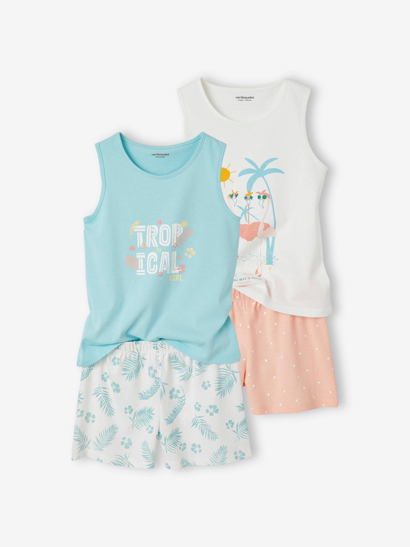 Conjunto de 2 pijamas 