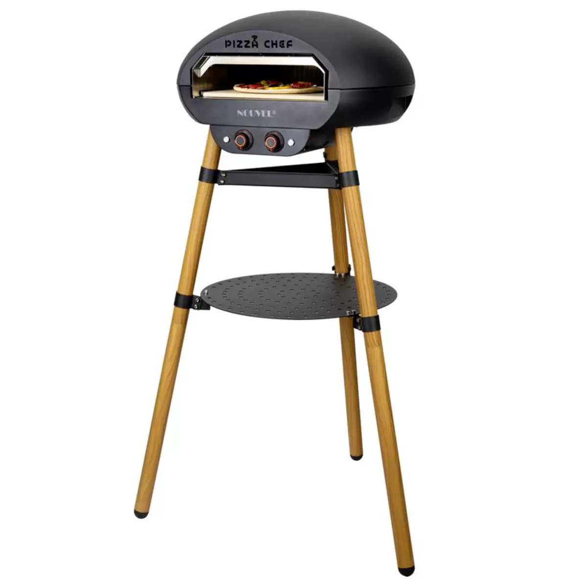 Pizza-Ofen Woody Schwarz