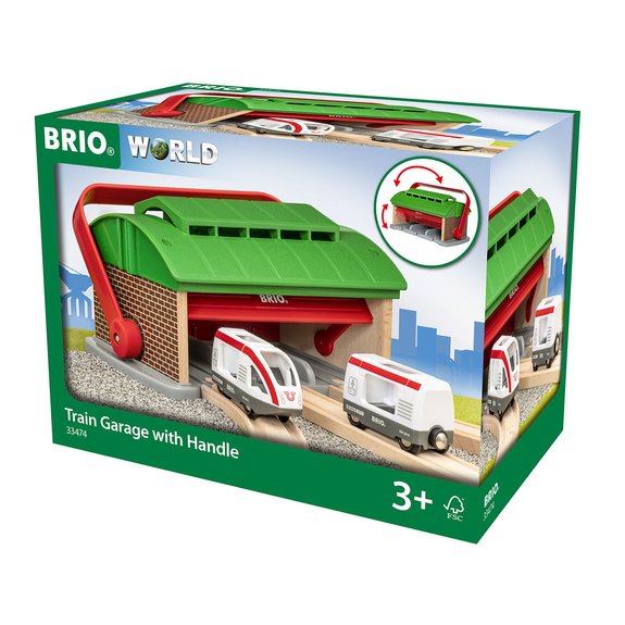 Le garage pour trains portatif BRIO World 33474