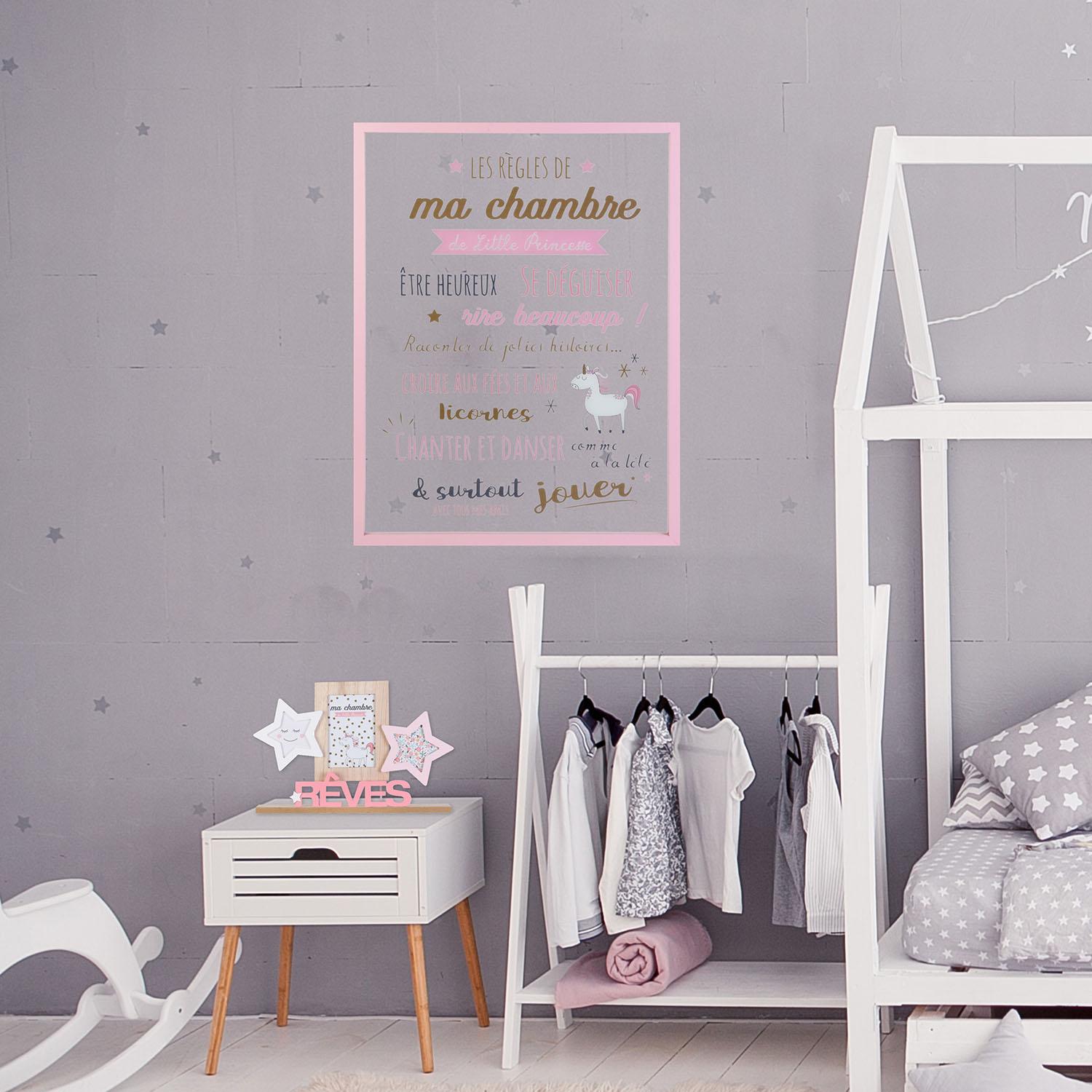 CADRE LES REGLES DE LA CHAMBRE FILLE