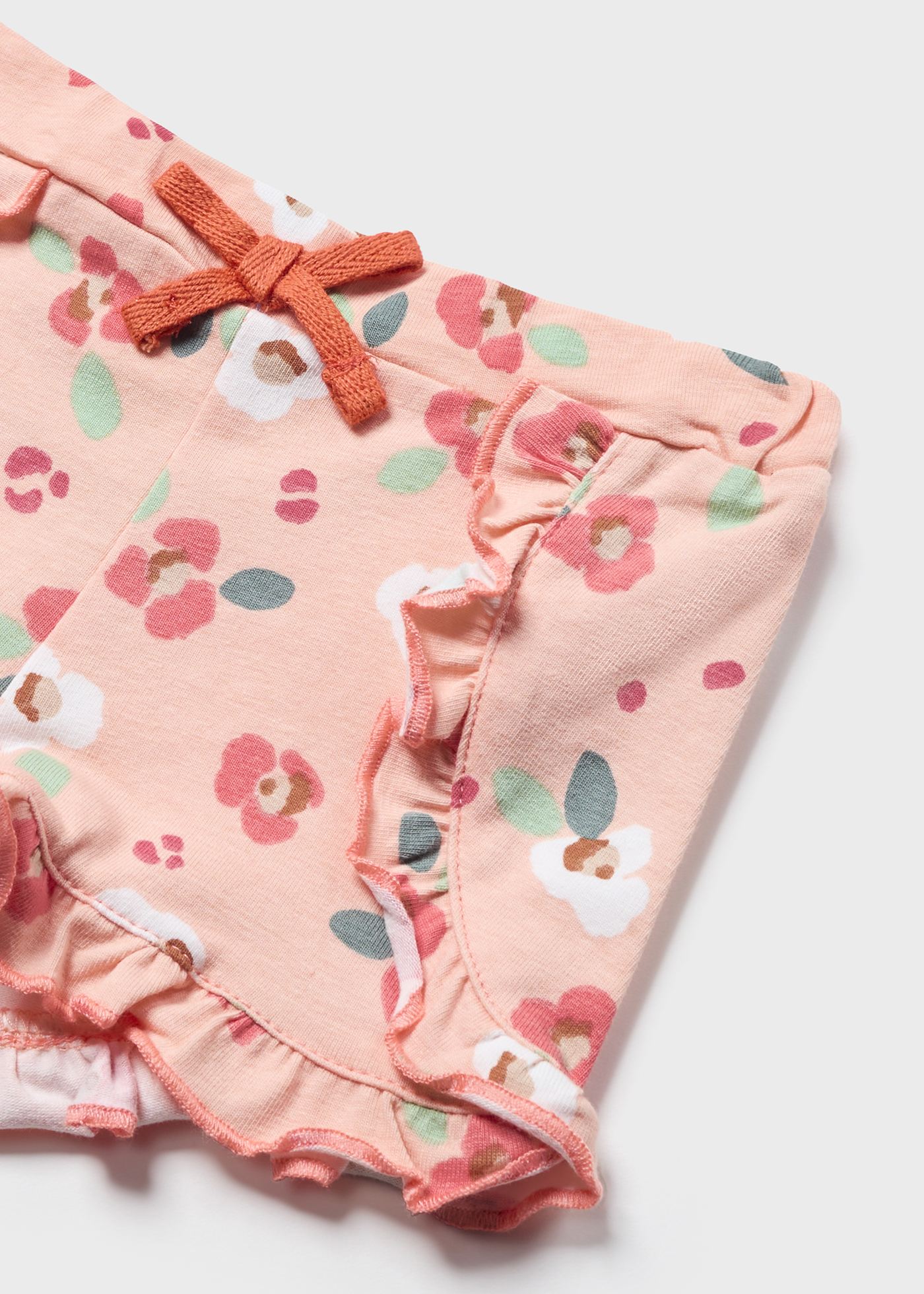 Conjunto de 2 shorts de algodão sustentável para recém-nascidos
