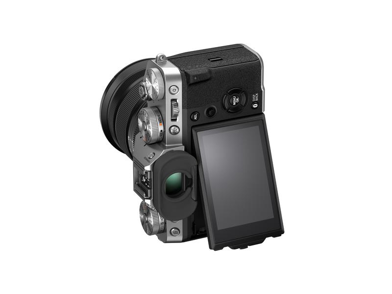 Fujifilm Fotokamera X-T5 Kit XF 16-80 mm Silber Spiegellose Systemkamera mit 40.2 Megapixel-Sensor und integriertem Fünf-Achsen-Bildstabilisator