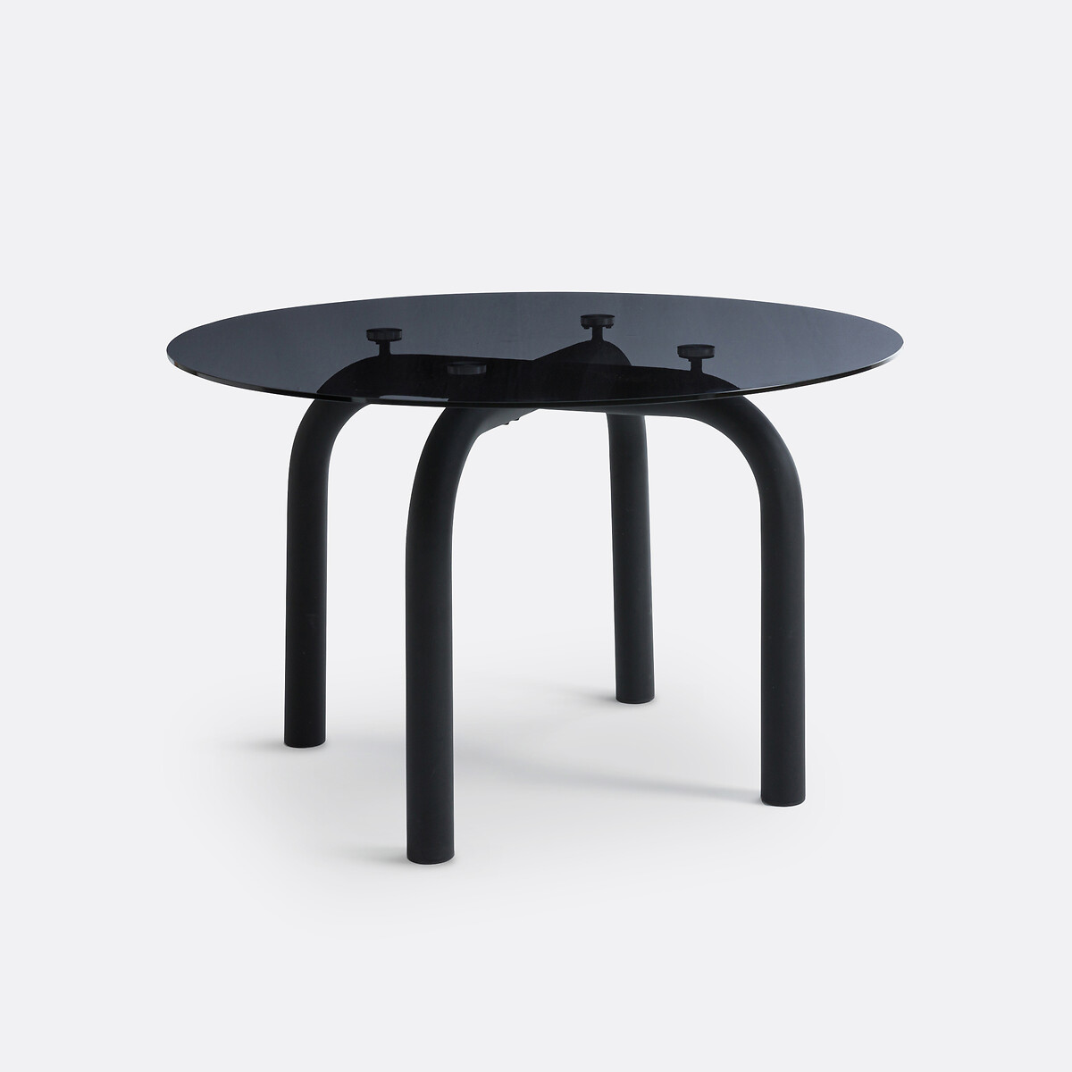 LA REDOUTE INTERIEURS<br>Mesa redonda, vidro fumê, 4 pessoas, Polly