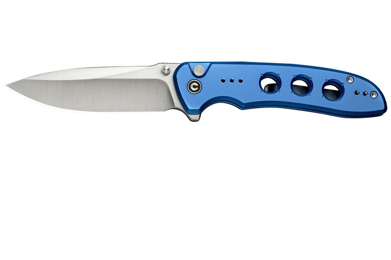 Civivi Hyperpulse C23087A-2 Satin 14C28N, Blue Aluminium, zakmes