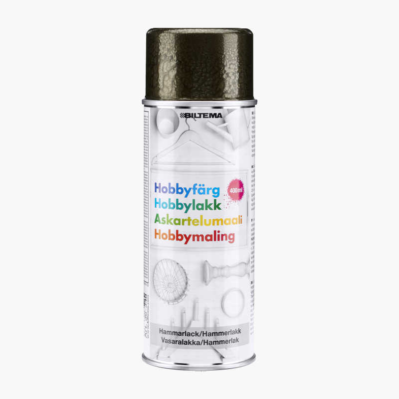 Spraymaling, hammerlakk, grå