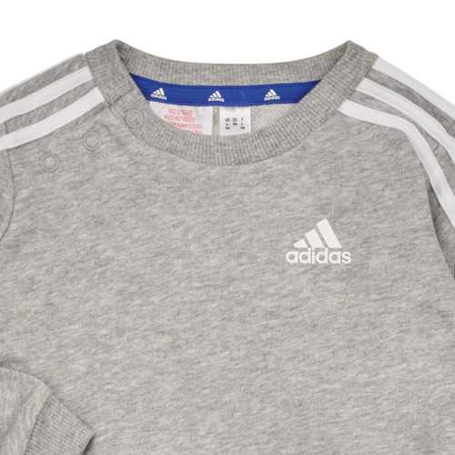 Adidas Sportswear - 3S JOG - Gris / Blanc / Bleu