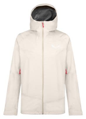 Veste Imperméable Femme Salewa Puez Gore-Tex Paclite Beige