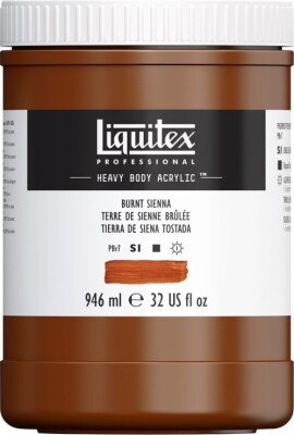 Liquitex - Akrylmaling - Heavy Body - Burnt Sienna 946 ML