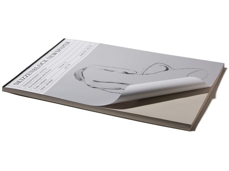 Skizzenblock Newspaper, 49 g/m²