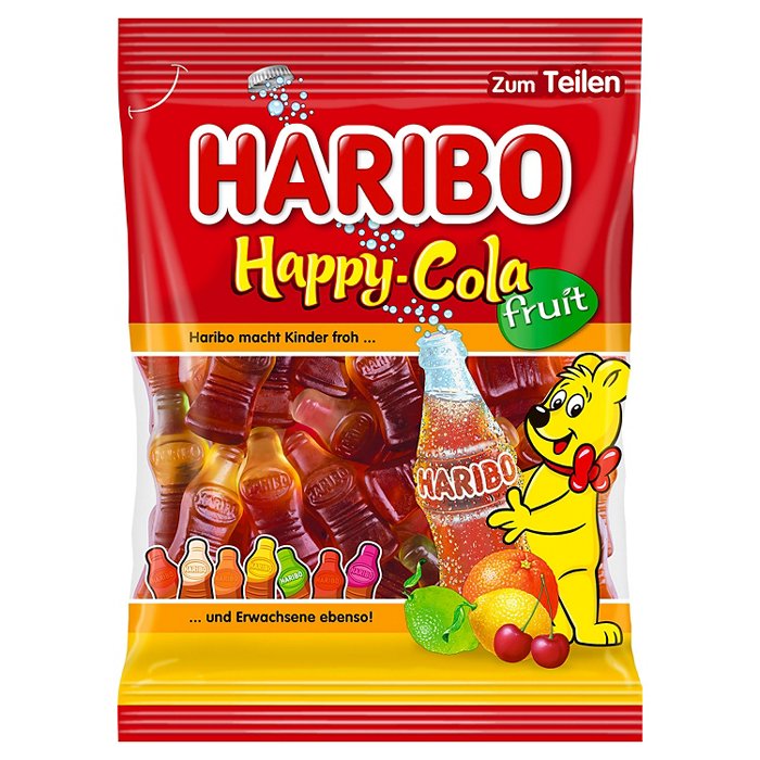 HARIBO Fruchtgummi 175 g, Happy Cola