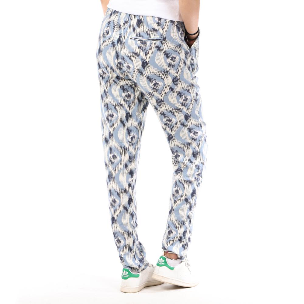 Only Pantalon Bleu à Motifs Femme Only Nova Life