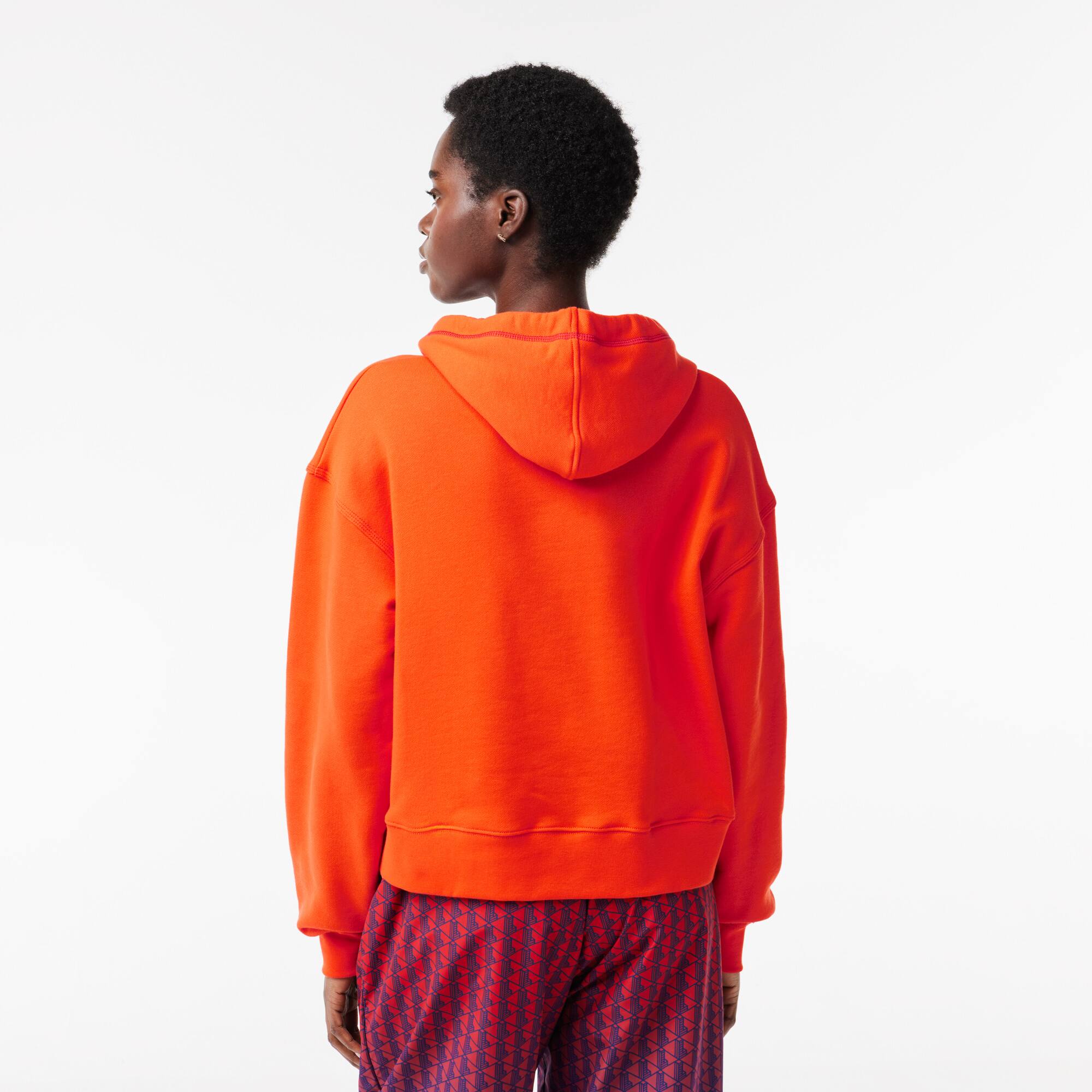 Kultiger Croc-Hoodie Sweatshirts - Orange - Lacoste - Damen