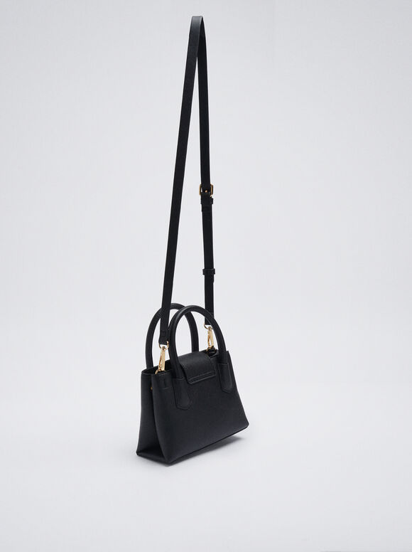 Mini Bolsa Tote - Preta