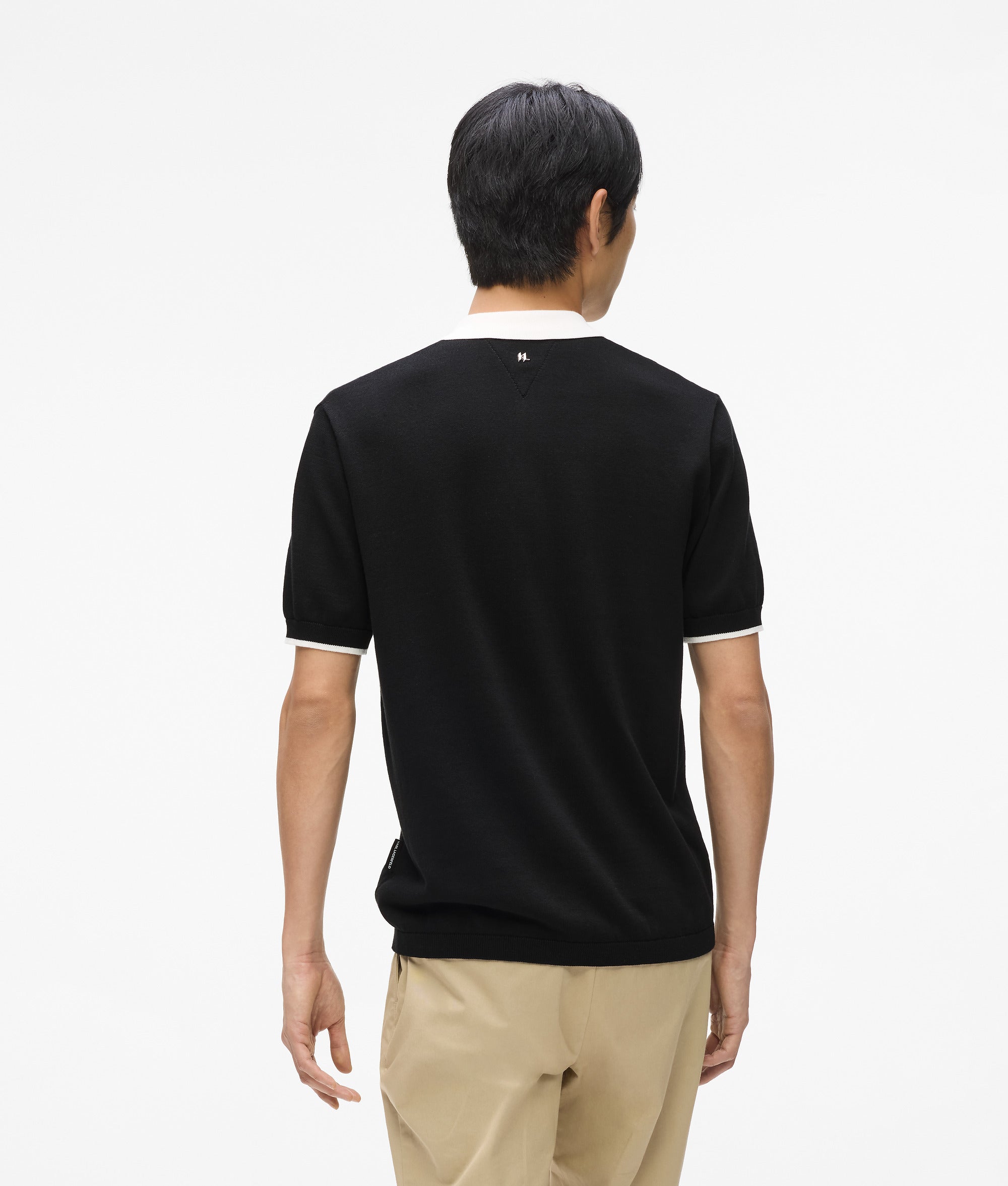 Contrasterende kraag polo shirt