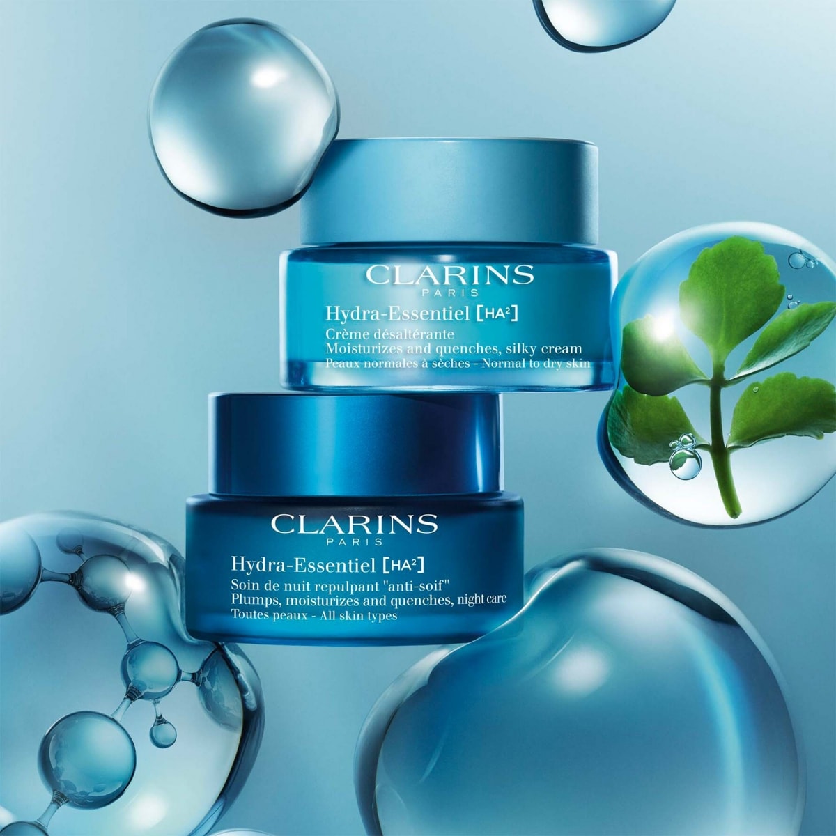 CLARINS Hydra-Essentiel [HA²] Émulsion Hydratante - Toutes Peaux