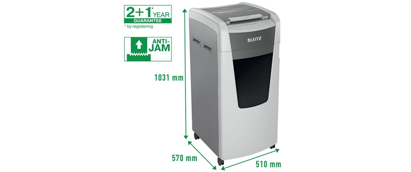 Aktenvernichter IQ Autofeed Office Pro 600, P-5, 600 Blatt<br>Automatischer Dokumentenvernichter (auto) mit Mikroschnitt für sichere Vernichtung vertraulicher Unterlagen
