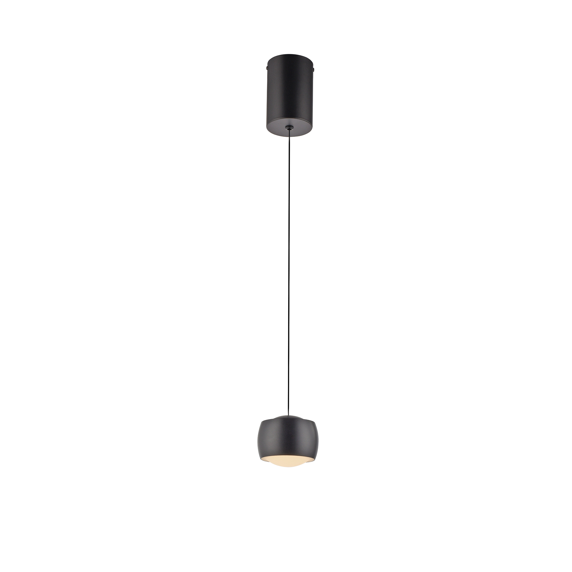 LED-Pendellleuchte - schwarz - dimmbar - mit Comfort Lift