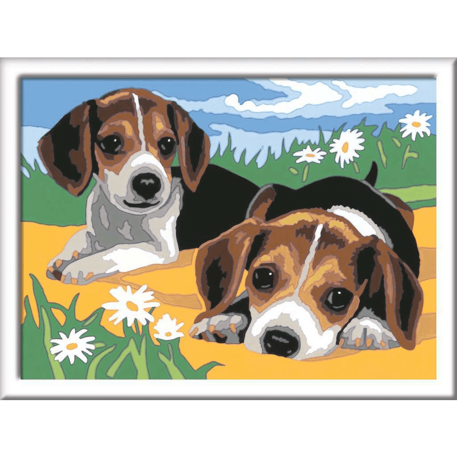 Ravensburger Jack Russel Welpen bunt
