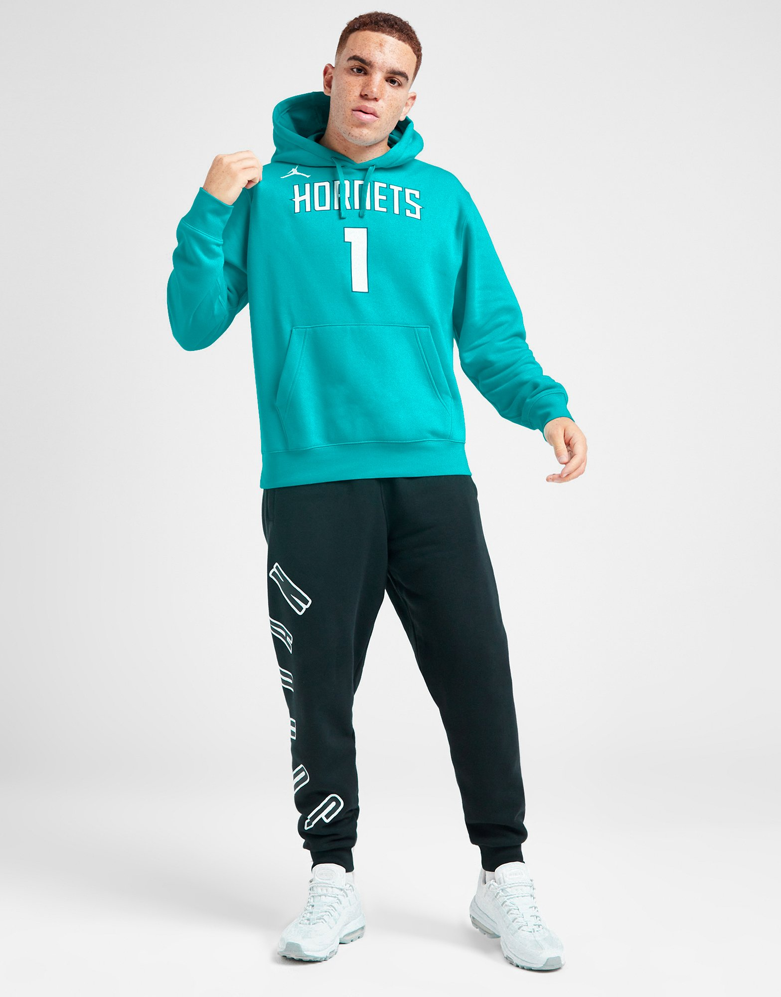Jordan Sweat à Capuche NBA Charlotte Hornets Ball #1 Homme