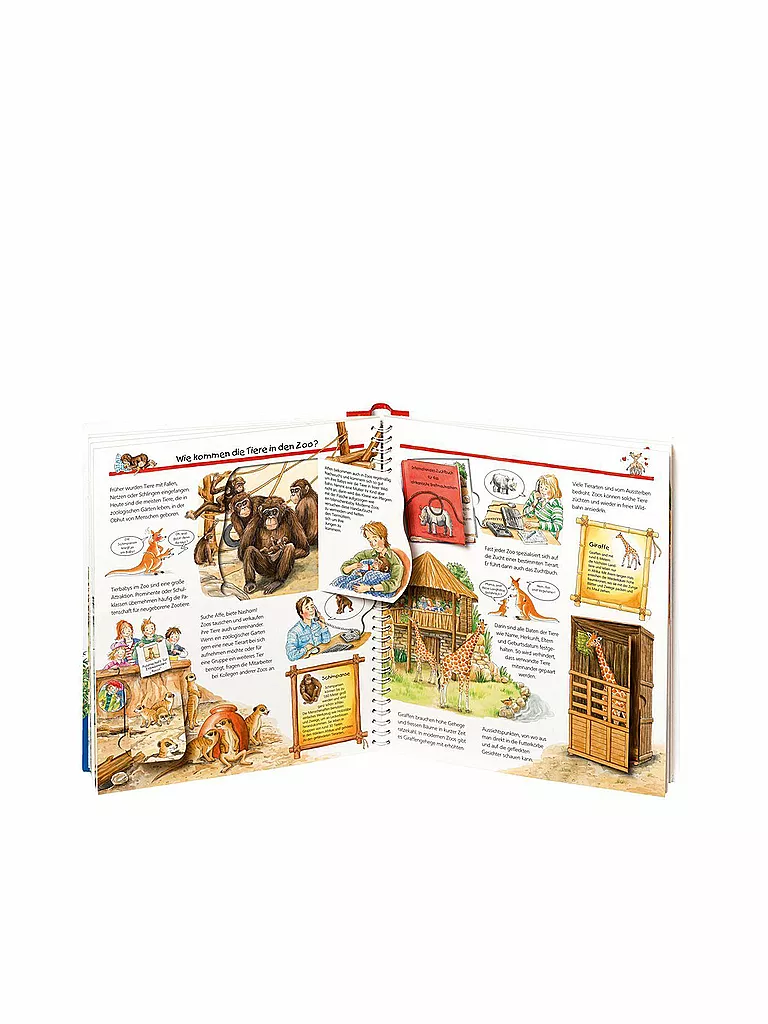 RAVENSBURGER Buch - Wieso Weshalb Warum - Im Zoo Band 45 keine Farbe