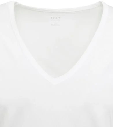 Mey Dry Cotton V-hals T-shirt Wit 46038 kopen