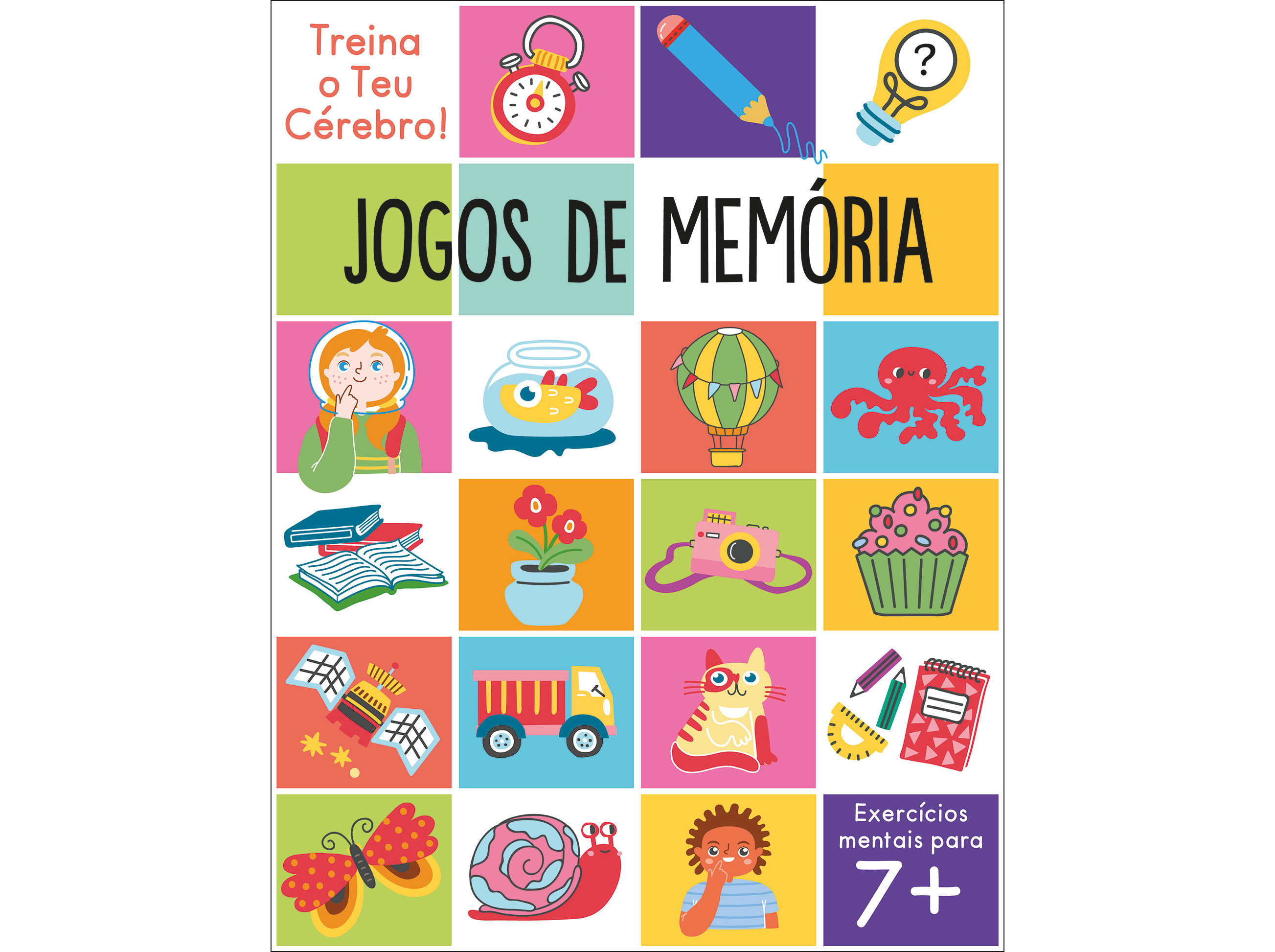 LIVRO TREINA O TEU CÉREBRO! JOGOS DE MEMÓRIA