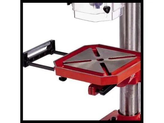 Einhell TE-BD 750 E, Søjleboremaskine, Nøglefri, B16, Knapper, Aluminium, Sort, Rød, 450 rpm