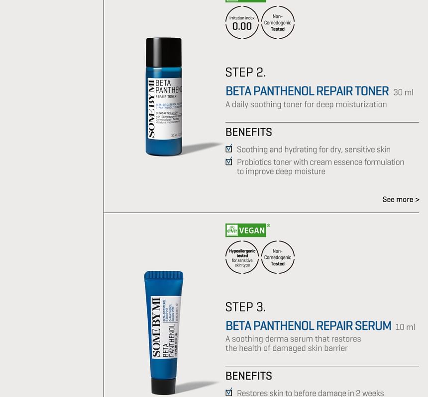 SOME BY MI - Beta Panthenol Reparatie Starter Kit