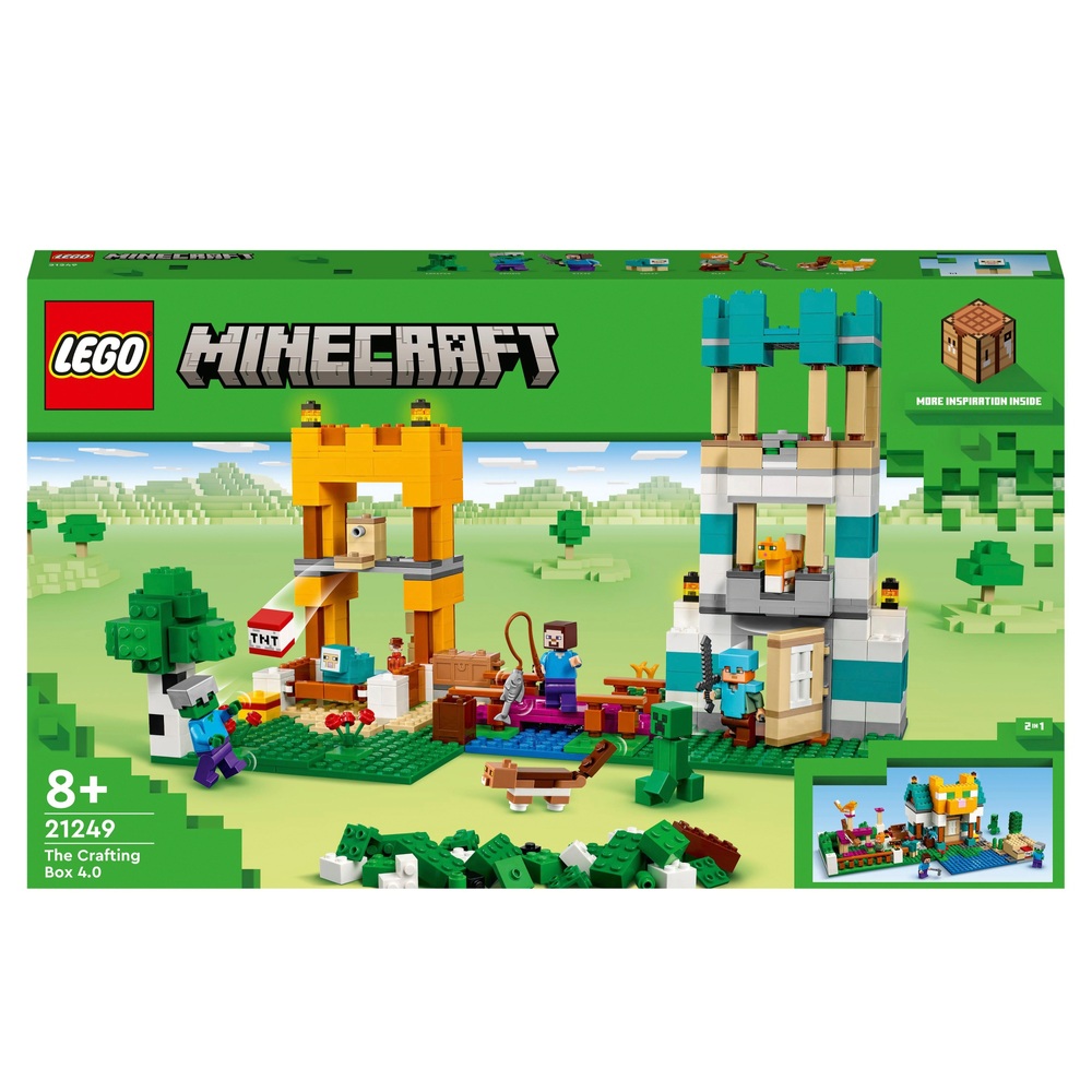 LEGO Minecraft 21249 Die Bastelbox 4.0 2-in-1 Bauset