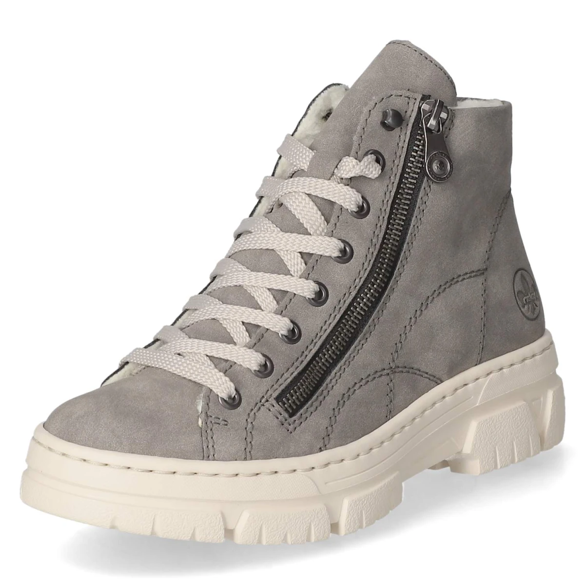 RiekerSchnürstiefeletten - grau